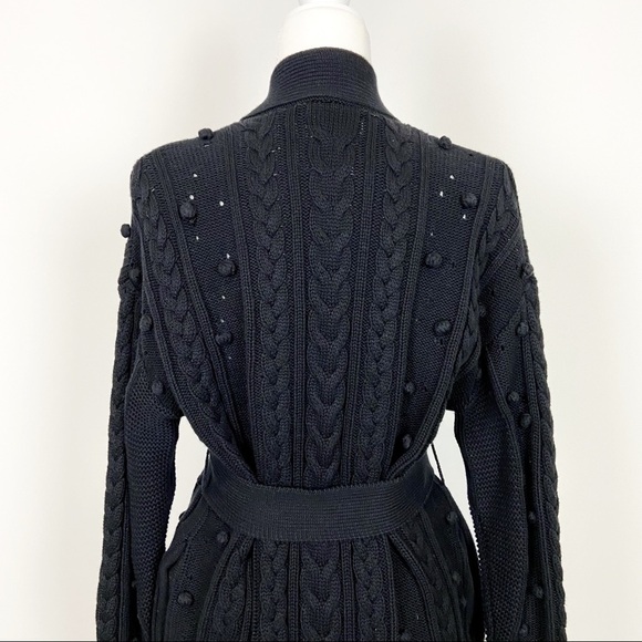 NICHOLAS Cozy Grandpa Cardigan Black - Picture 6 of 10